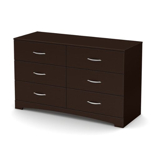 Southwest - Step One Collection 6-Drawer Dresser - Brown-Front_Standard 