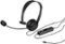 Insignia™ - Landline Hands-Free Headset with RJ-9 Connection - Black-Front_Standard 