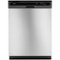 Whirlpool - 24" Built-In Dishwasher - Universal silver-Front_Standard