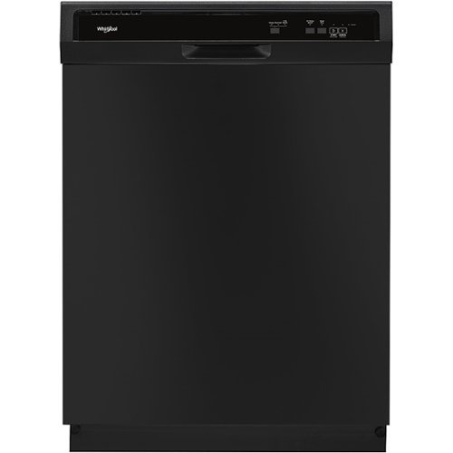 Whirlpool - 24" Built-In Dishwasher - Black