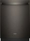 Whirlpool - 24" Built-In Dishwasher with 1-Hour Wash Cycle - Black Stainless Steel-Front_Standard 