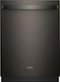 Whirlpool - 24" Built-In Dishwasher with 1-Hour Wash Cycle - Black Stainless Steel-Front_Standard