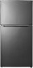 Insignia™ - 21 Cu. Ft. Top-Freezer Refrigerator - Black Stainless Steel-Front_Standard