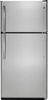 GE - 20.8 Cu. Ft. Top-Freezer Refrigerator-Front_Standard