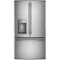 GE - 27.8 Cu. Ft. French Door Refrigerator - Stainless Steel-Front_Standard