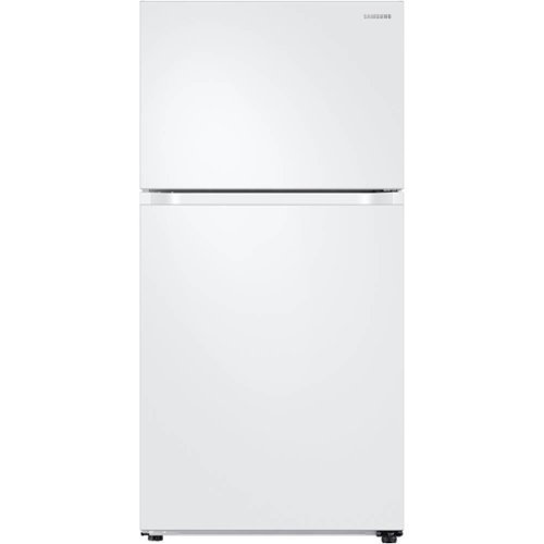 Samsung - 21.1 Cu. Ft. Top-Freezer Refrigerator - White