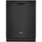 Whirlpool - 24" Built-In Dishwasher - Black-Front_Standard