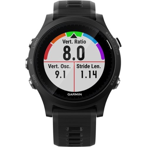Garmin - Forerunner 935 GPS Smartwatch 30mm Fiber-Reinforced Polymer - Black