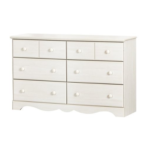 Southwest - Summer Breeze Collection 6-Drawer Dresser - White-Front_Standard 