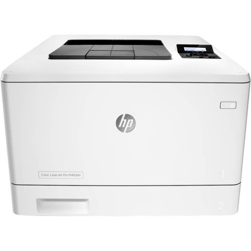 HP - Refurbished LaserJet Pro M452dn Color Printer - White-Front_Standard 