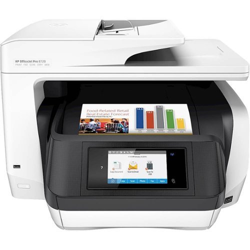 HP - Refurbished OfficeJet Pro 8720 Wireless All-In-One Printer - White-Front_Standard 