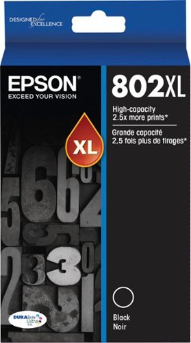 Image of Epson - 802XL High-Yield Ink Cartridge - Black