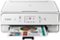 Canon - PIXMA TS6020 Wireless All-In-One Printer - White-Front_Standard