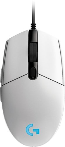  Logitech - G203 Prodigy Wired Optical Gaming Mouse with RGB Lighting - White