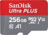 SanDisk - Ultra PLUS 256GB microSDXC UHS-I Memory Card-Front_Standard