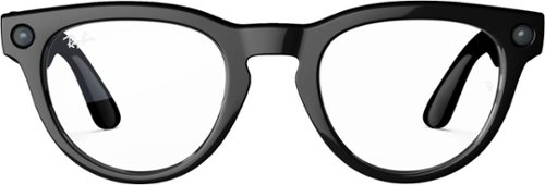 Ray-Ban Meta Headliner glasses with Meta AI, Audio, Photo, Video Compatability - Clear Lenses - Shiny Black BUY IN AUSTRALIA