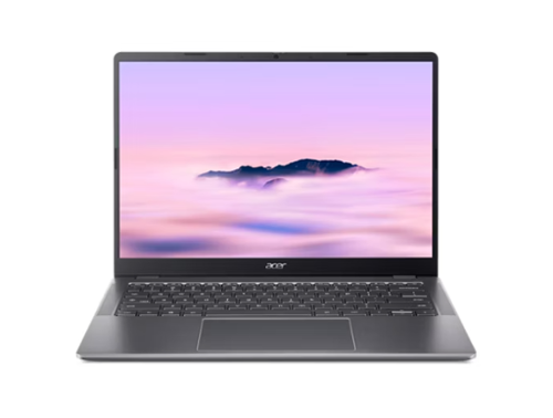 Acer - Chromebook Plus 514 14" Intel Core i3 8GB RAM 128GB SSD CB514 6HT 368E - STEEL GRAY-Front_Standard 
