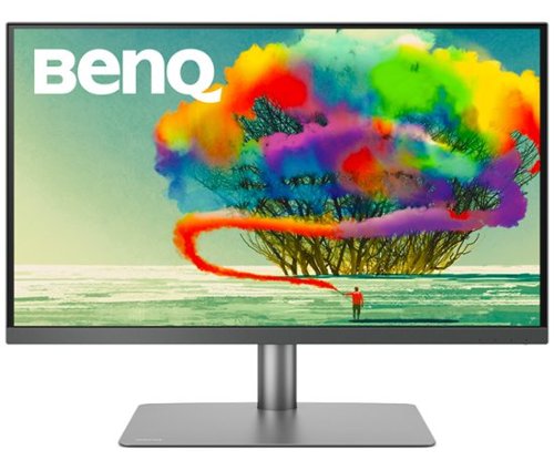 BenQ - PD2720U DesignVue 27" IPS LED 4K HDR Monitor | Thunderbolt 3 |AQCOLOR Technology for Accurate Reproduction - Gray/Black-Front_Standard 