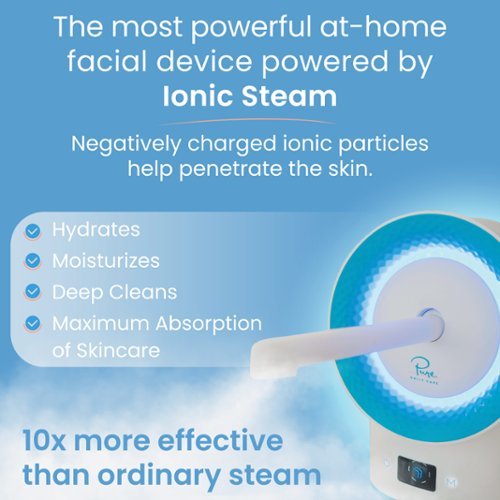 Pure Daily Care NanoSteamer Clinical Facial Steamer - White WORLDWIDE DELIVERY