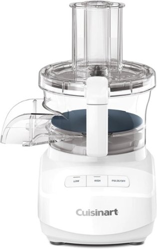 Cuisinart - Refurbished Excellent - 9-Cup Continuous Feed Food Processor - White-Front_Standard 