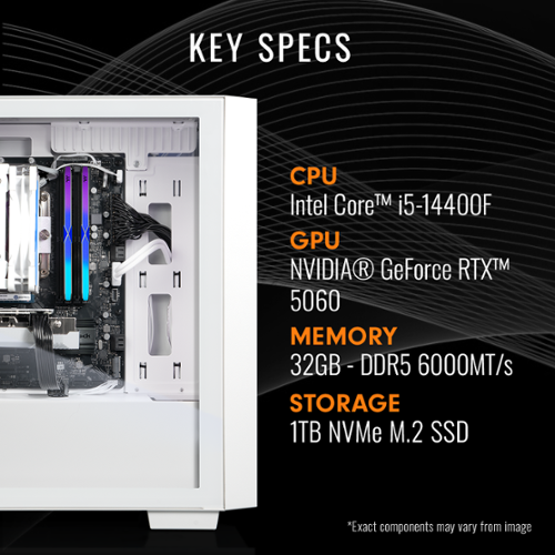 Thermaltake LCGS Versa i1460S Gaming Desktop Intel Core i5 14400F
