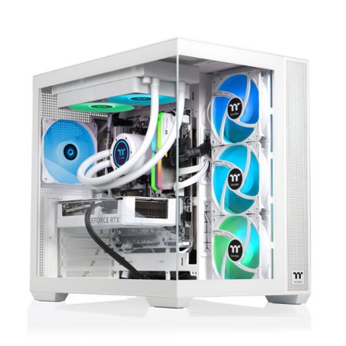 Thermaltake - LCGS View 7880S-380 Gaming Desktop AMD Ryzen 7 7800X3D - 32GB DDR5, NVIDIA GeForce RTX 5080, 1TB NVMe M.2 - White