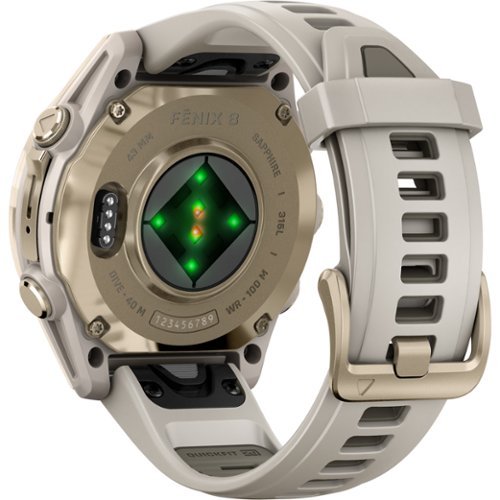 Garmin fēnix 8 AMOLED Sapphire GPS Smartwatch 43mm Fiber-reinforced polymer - Soft Gold SHOP ONLINE