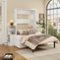 Anysun - Full Size Wall Murphy Bed with Sofa and Storage Cabinets, Space-Saving Wall Bed for Home Office & Guest Room - White-Front_Standard