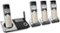 AT&T - CL83407 DECT 6.0 Expandable Cordless Phone System with Digital Answering System and Smart Call Blocker - Silver/Black-Angle_Standard 