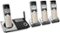 AT&T - CL83407 DECT 6.0 Expandable Cordless Phone System with Digital Answering System and Smart Call Blocker - Silver/Black-Angle_Standard