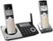 AT&T - CL83207 DECT 6.0 Expandable Cordless Phone System with Digital Answering System and Smart Call Blocker - Silver/Black-Angle_Standard