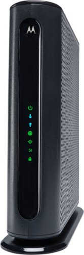 Motorola - AC Dual-Band Wi-Fi Router with 16 x 4 Modem - Black