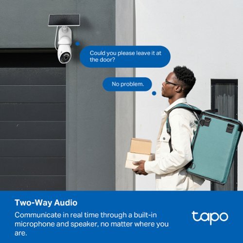 TP-Link Tapo Wireless Pan-Tilt Security 4K Ultra Camera, 360° Coverage, with Solar, IP65 Weatherproof Camera - No Monthly Fees - White BUY IN UAE