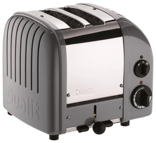 Dualit - NewGen 2-Slice Wide-Slot Toaster - Cobble Gray-Angle_Standard 