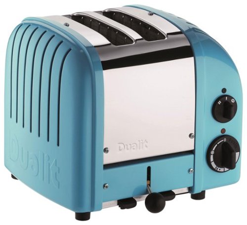 Dualit - NewGen 2-Slice Wide-Slot Toaster - Azure Blue-Angle_Standard 