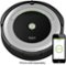 iRobot - Roomba 690 App-Controlled Robot Vacuum - Black/Silver-Front_Standard 