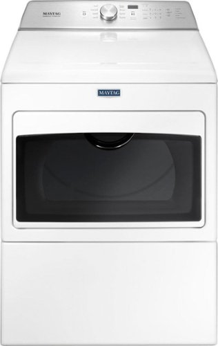 Maytag - 7.4 Cu. Ft. 9-Cycle Electric Dryer - White