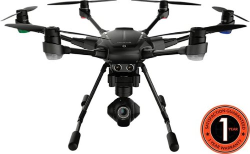 Yuneec - Typhoon H Pro Hexacopter with ST16 All-in-One Controller - Gun Metal Gray-Front_Standard 