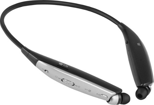  LG - TONE ULTRA+ HBS-820S Wireless In-Ear Behind-the-Neck Headphones - Black