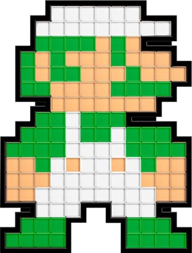  PDP - Pixel Pals™ 8-Bit Luigi - Green/White
