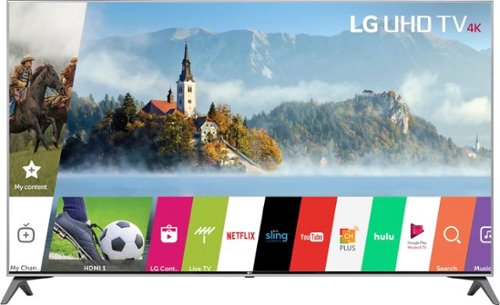  LG - 55&quot; Class - LED - UJ7700 Series - 2160p - Smart - 4K UHD TV with HDR
