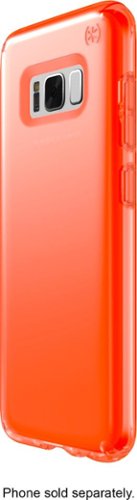  Speck - Presidio CLEAR Case for Samsung Galaxy S8+ - Matte tangerine orange