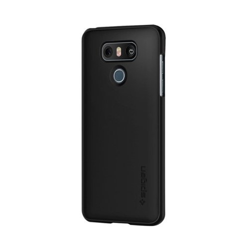 Spigen - Thin Fit Series Case for LG G6 - Black-Front_Standard 