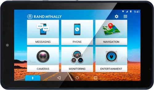  Rand McNally - OverDryve 7C Connected Car Tablet with GPS - Black