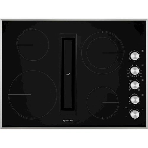 JennAir - JX3 Euro-Style 30" Built-In Electric Cooktop - Black Stainless Steel