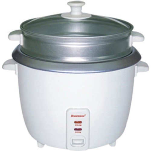 Brentwood Appliances - 4 Cup Rice Cooker and Steamer - White
