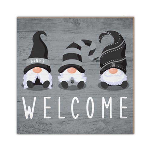 Fan Creations - Los Angeles Kings 10'' x 10'' Welcome Gnomes Sign - Multicolor-Front_Standard 