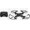 GPX - Falcon 2 Pro Quadcopter with Remote Controller - Black-Front_Standard