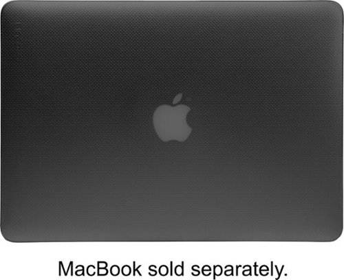 Incase Designs - Hardshell Shield Case for 13.3" Apple® MacBook® Pro - Frost black-Front_Standard 