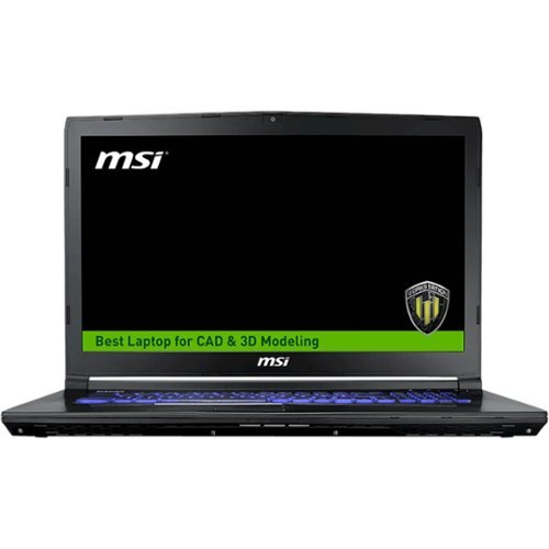 MSI - WE Series 17.3" Laptop - Intel Core i7 - 32GB Memory - 512GB Solid State Drive - Aluminum Black-Front_Standard 